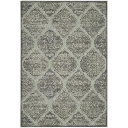 Safavieh 4 ft. x 5 ft.-7 in. Paradise Power Loomed Small Rectangle Area Rug Seafoam & Grey PAR337-2710-4